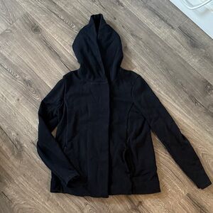 James Perse Midnight Black Hooded Jacket